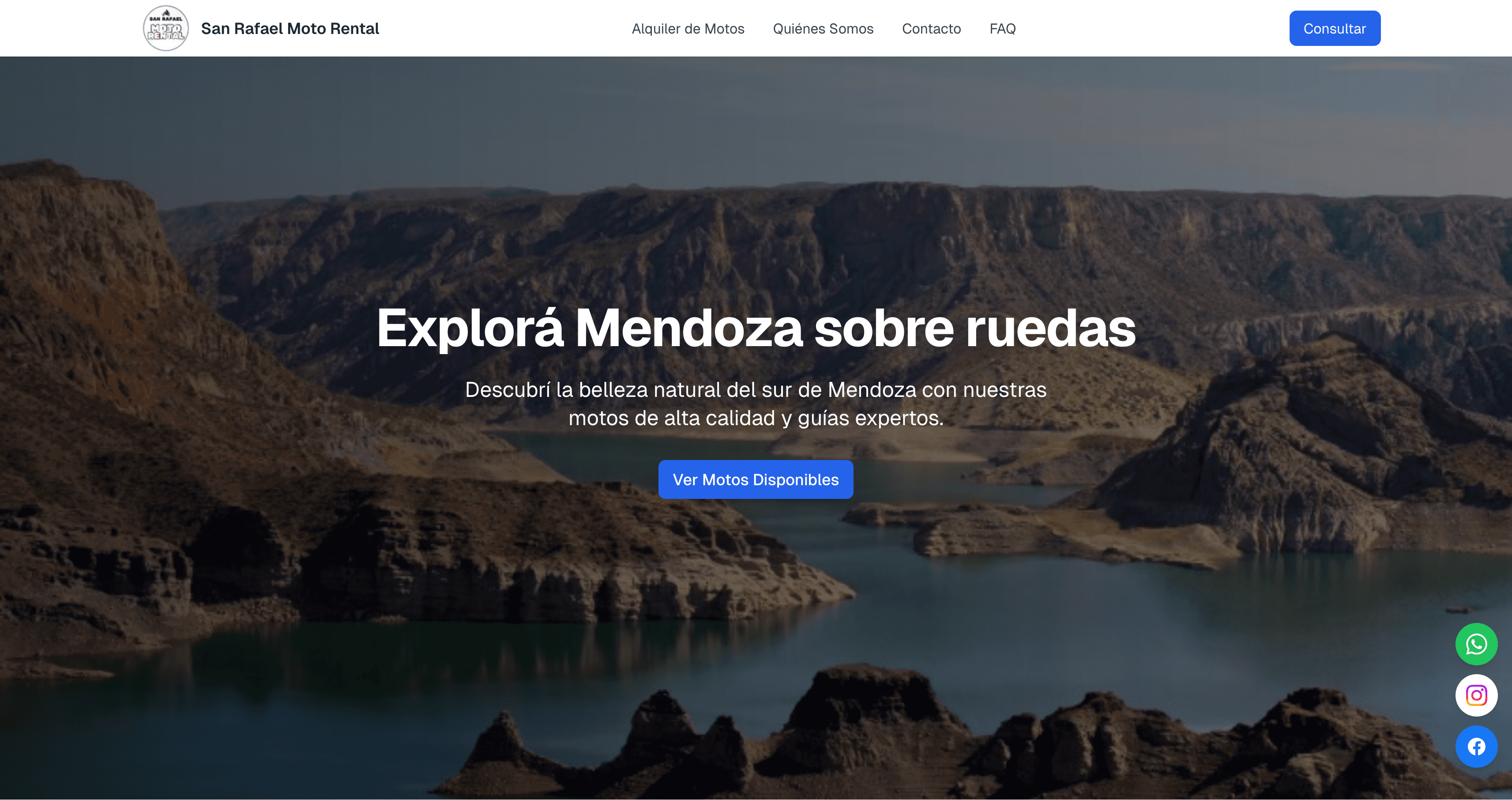 Sitio Web de Alquiler de Motos